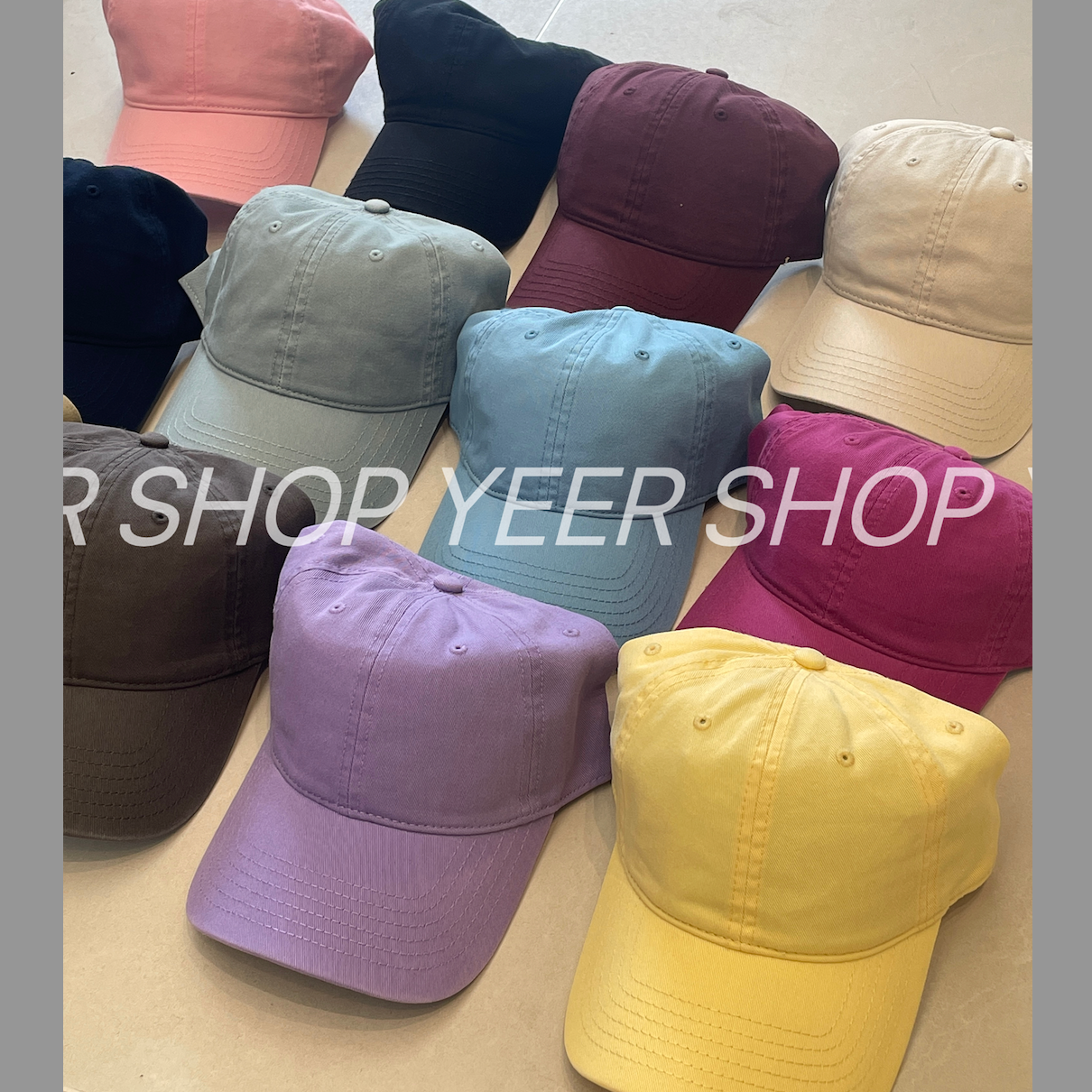 YEER·SHOP 爷儿日常百搭款纯色棒球帽鸭舌帽