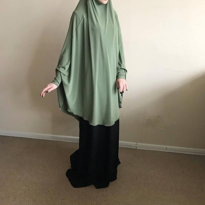 回族大盖头牛奶丝拜服休闲舒适大头套