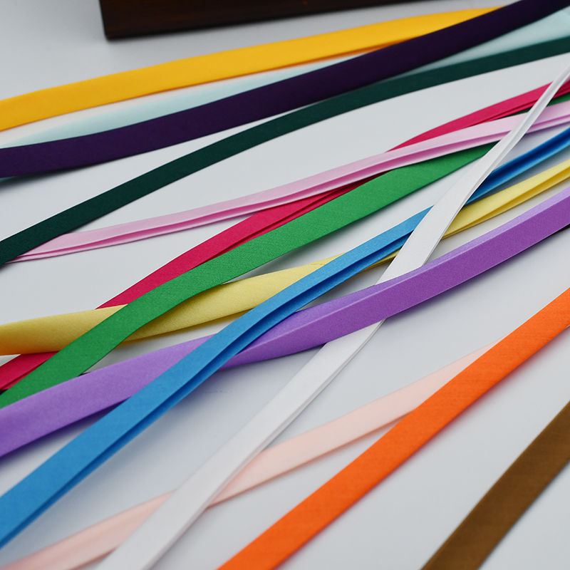 旗袍包边条 压边服装镶边衣服辅料四折色丁布料免烫