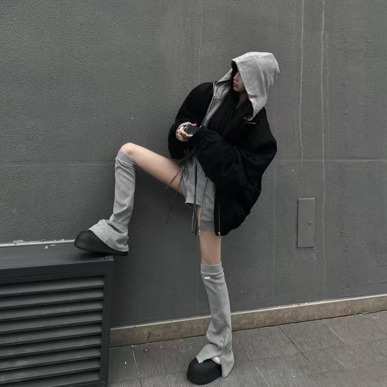 【ZHAHA工作室】辣妹设计感小众外套！暗黑