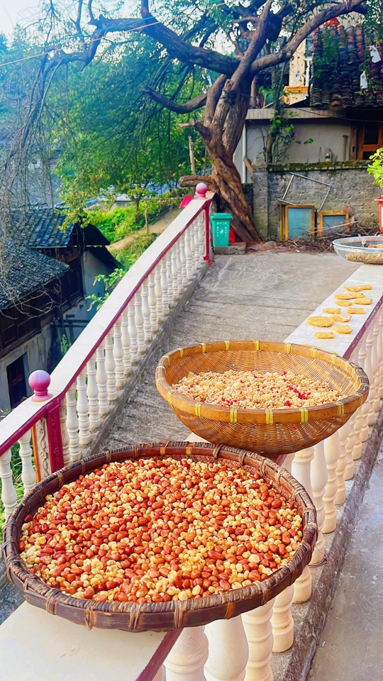 城步秀妍家现炒成品油茶套餐（花生老苞谷粑粑崽茶叶）