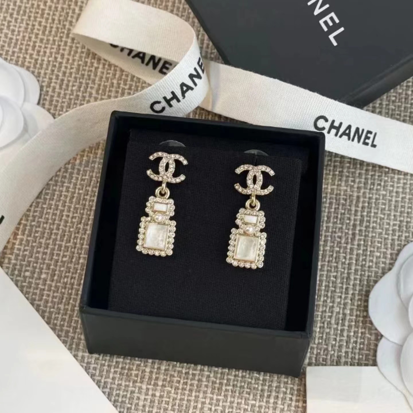 未使用 Chanel/香奈儿 小香水瓶耳坠/99新/xm21213