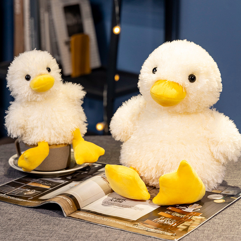 jellycat同款柔软小黄鸭公仔毛绒玩具黄鸭玩偶睡觉安抚布娃娃