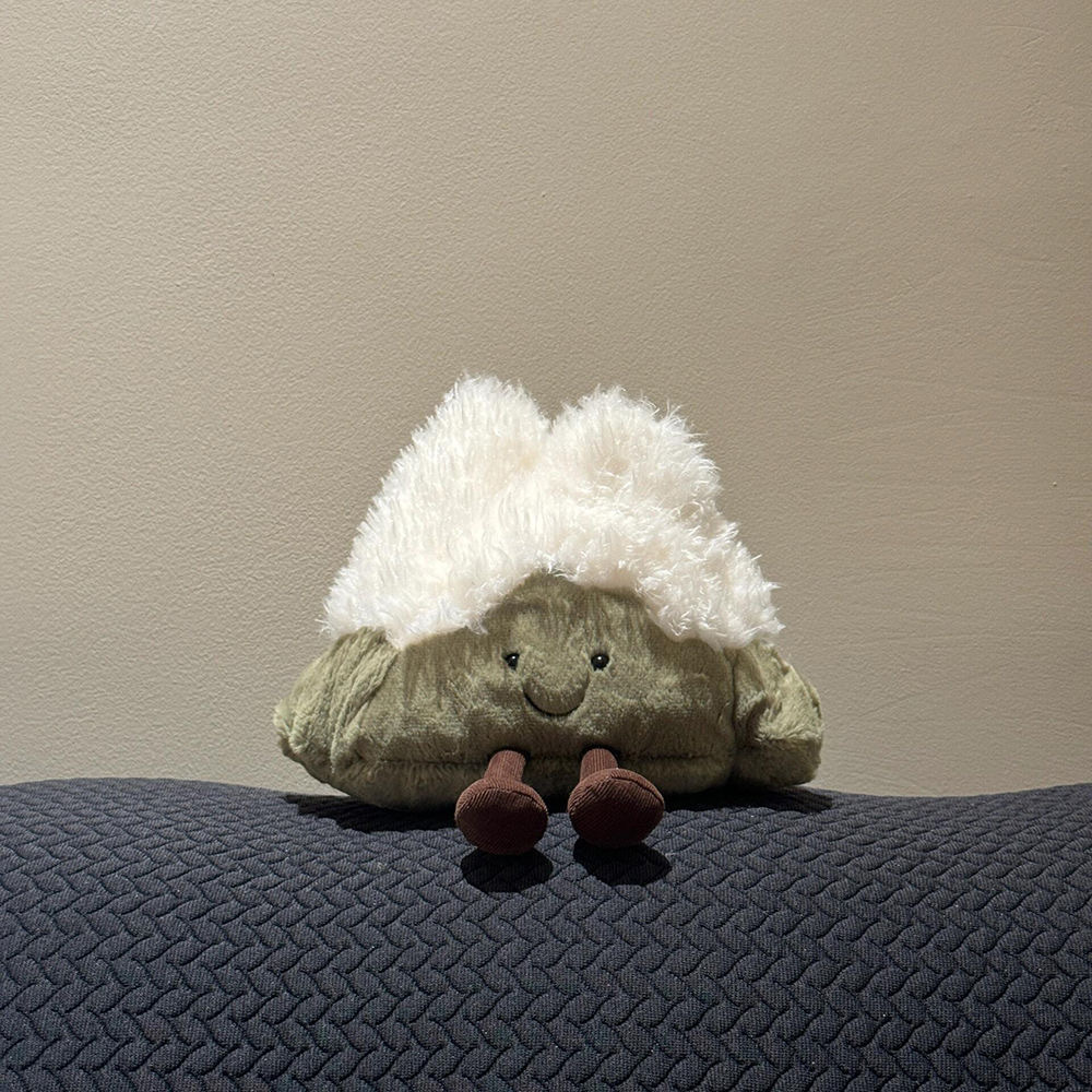 jellycat同款趣味雪山仿真摆件可爱萌物网红毛绒玩偶公仔礼物