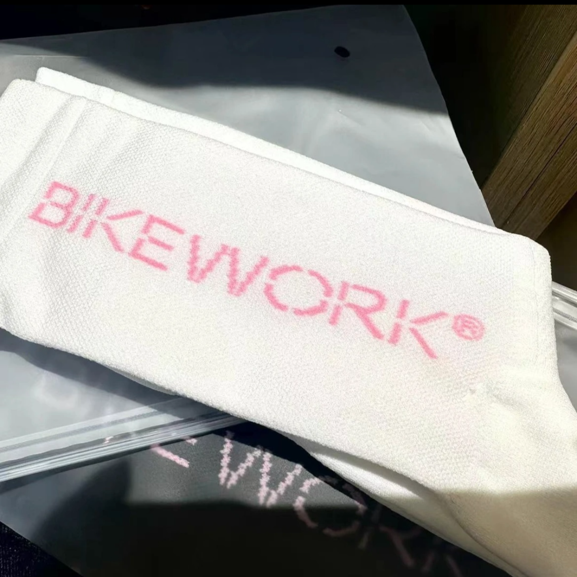 BIKE+WORK骑行小袜 袜子 长筒袜 透气 男女通用 黑色白色