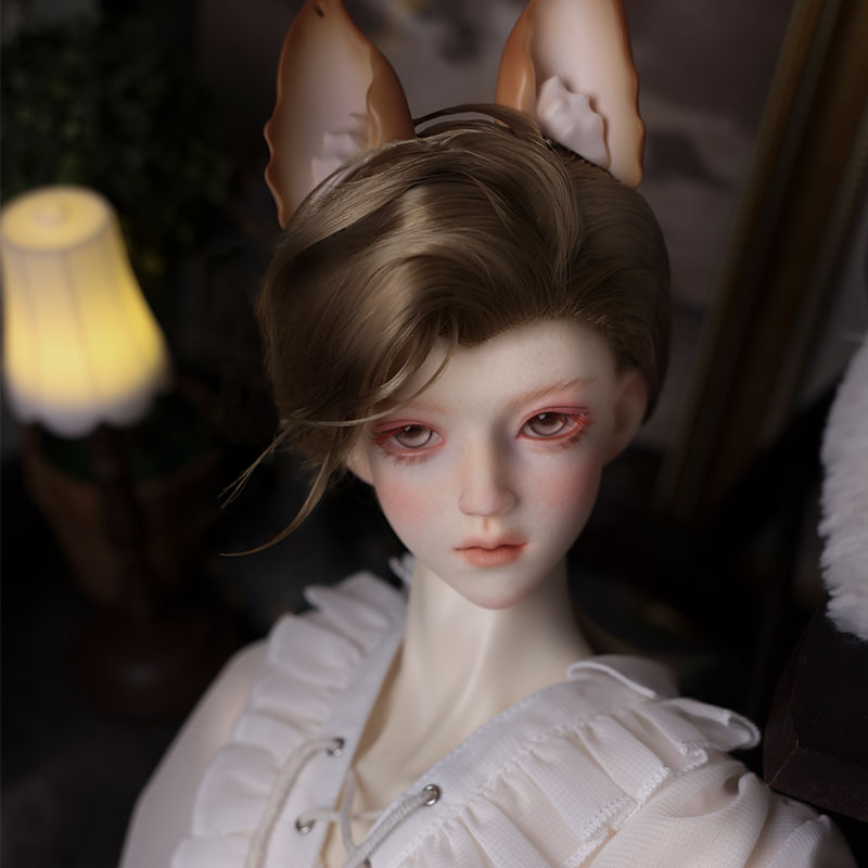 玩趣堂正版BJD娃娃3分SD人形偶男约书亚白衬衫套装精灵耳原创设计