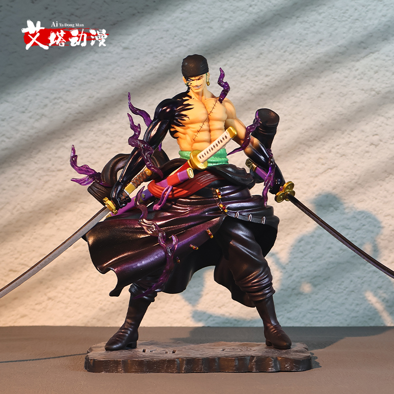 海贼王 动漫周边 三大主力 天绘阎魔索隆手办模型gk雕像摆件礼物