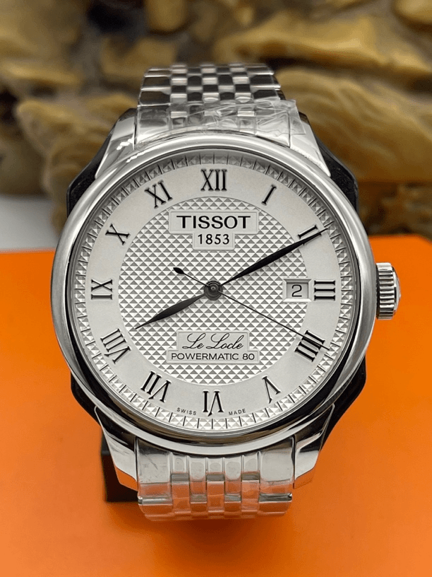 99新 Tissot/天梭 力洛克系列白/表径39.3mm/公价5500