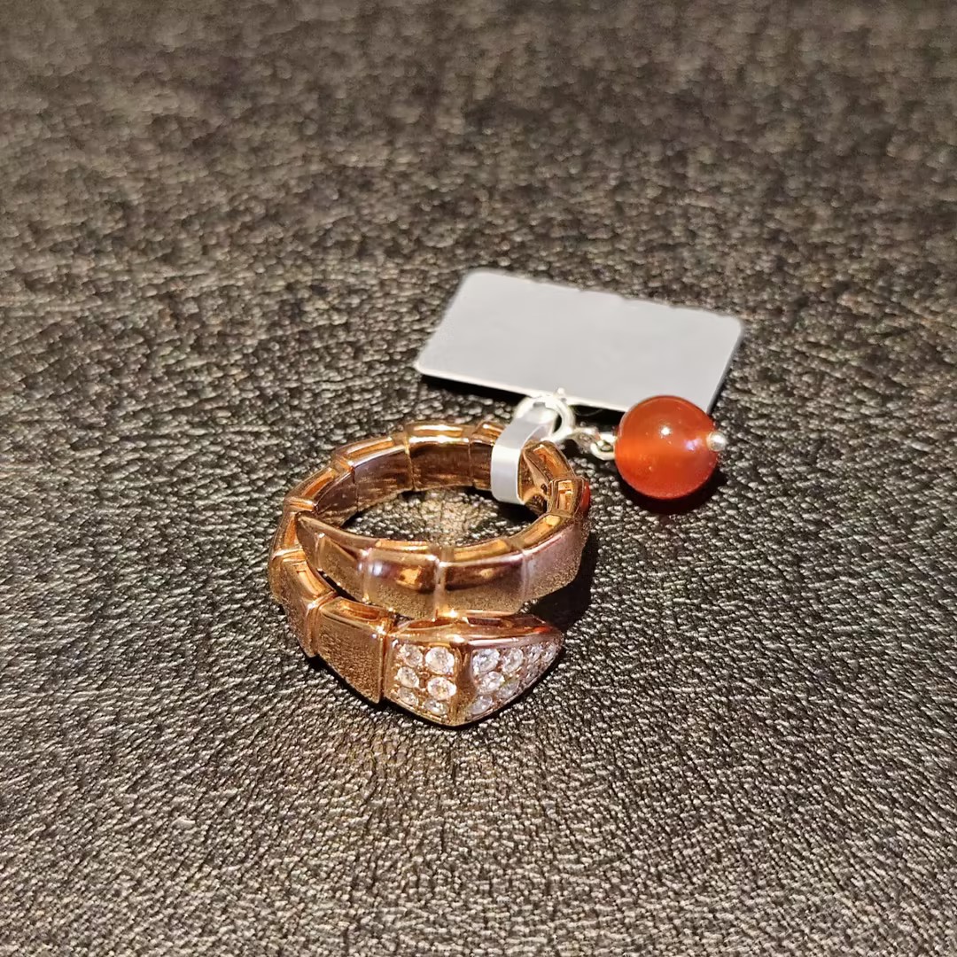 S925银玛瑙弹簧蛇戒指HTZ0233 HTZ0234 HTZ0235