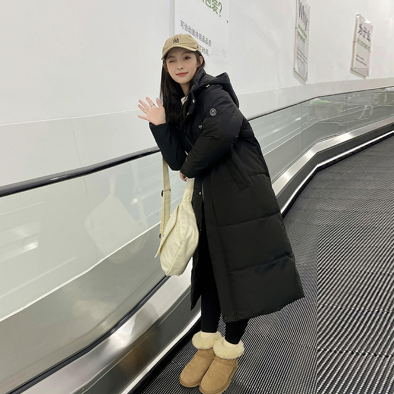 citywarm穿搭实拍oversize棉服冬季外套中长款面包服2023年新款韩