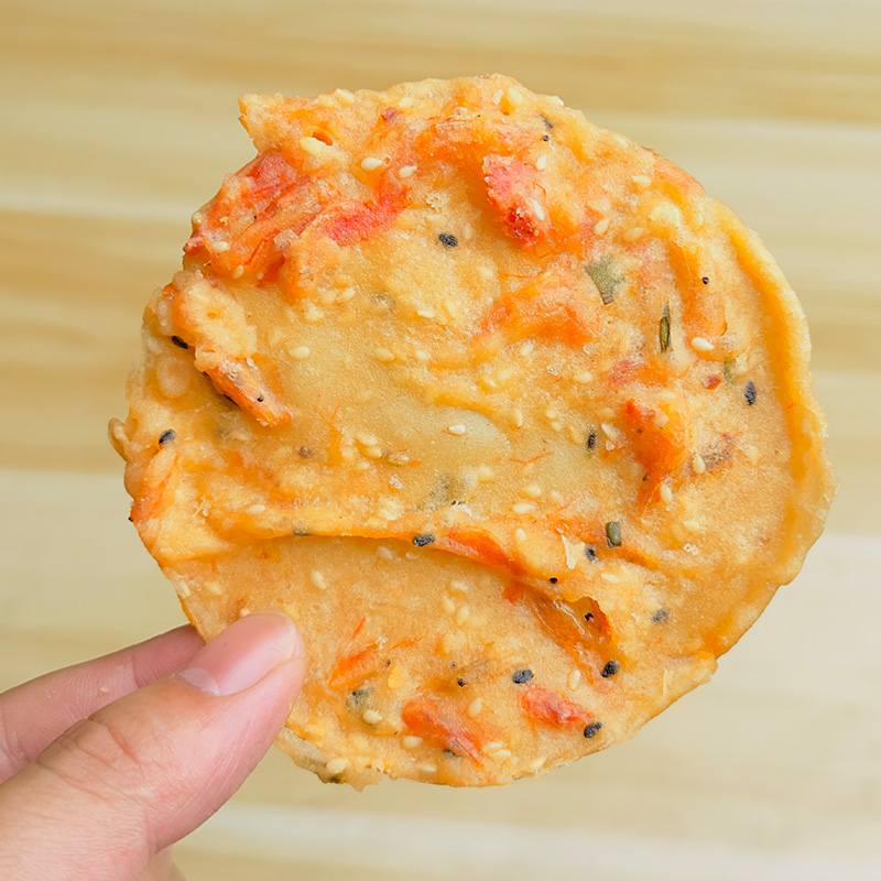 【纯手工现做现发】江西特产零食月亮巴花生巴虾巴虾饼油炸饼锅巴