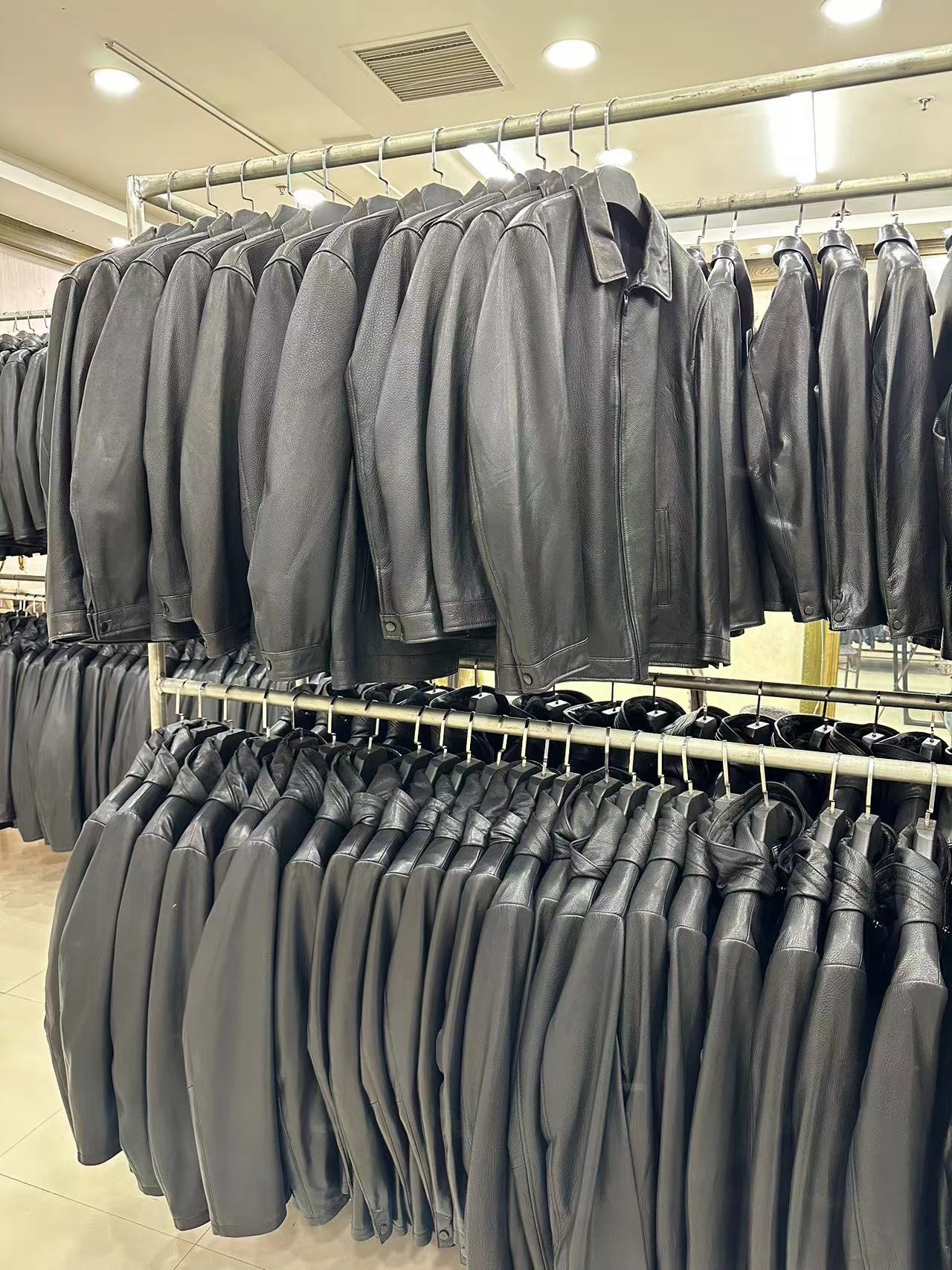 轻奢男士休闲皮衣（直播下单）百搭真皮（单皮)