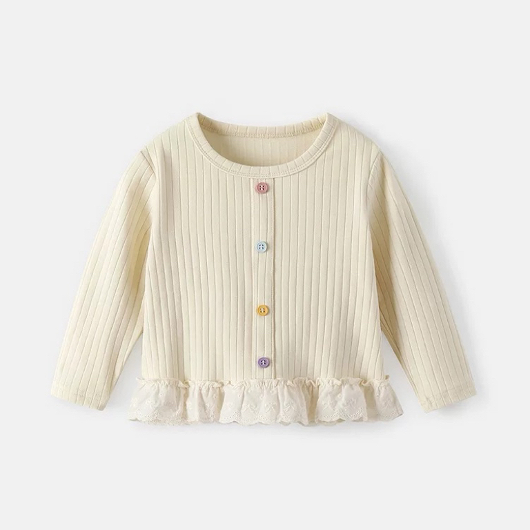 女童长袖t恤秋装2025新款洋气百搭儿童打底衫女宝宝上衣春秋