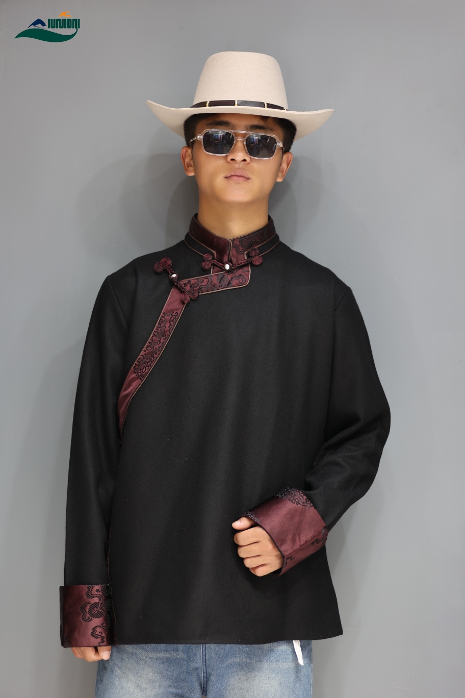 藏式秋冬男装中国风单层外套男士中式服装长袖复古上衣