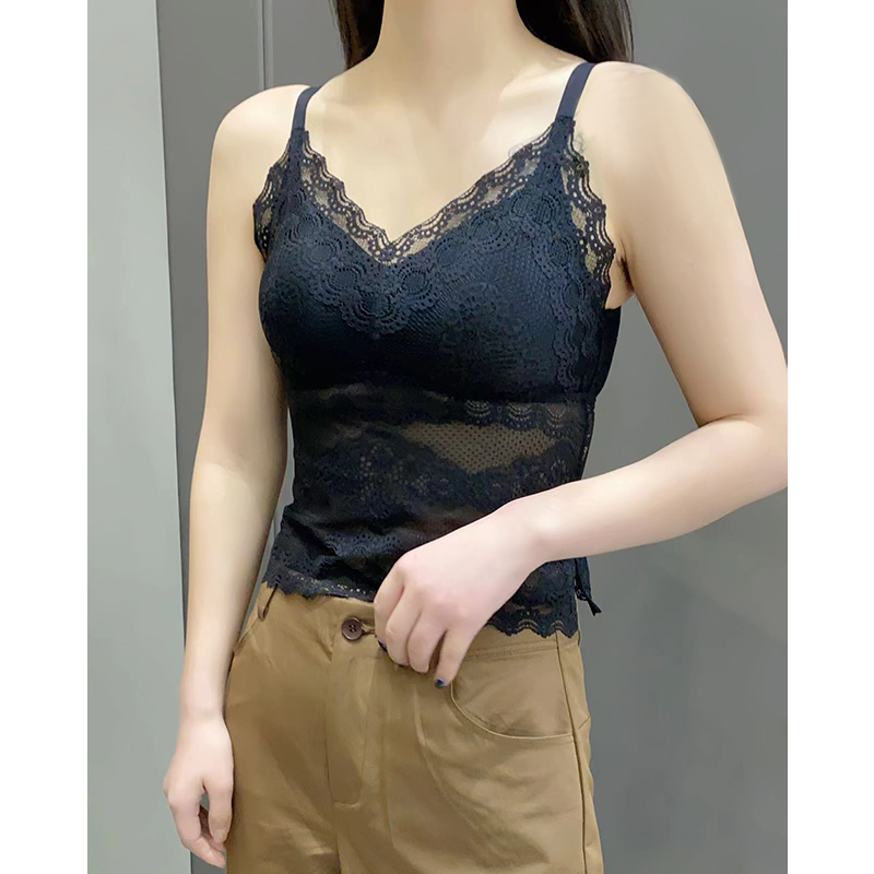 《包你爱》美背230016款性感蕾丝美背女士时尚打底无钢圈吊带百搭