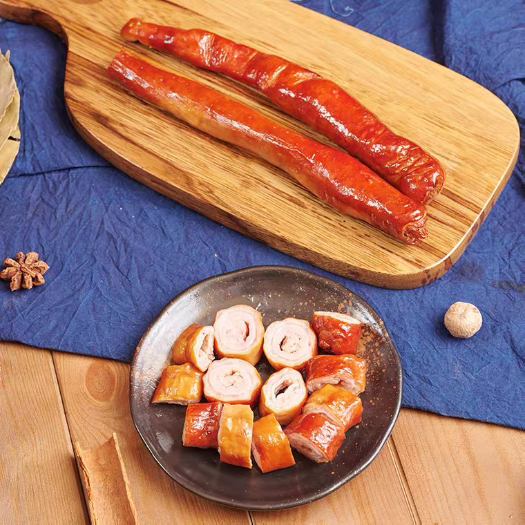 熟卤熏猪大肠头 诸城烧肉特产诸城烧烤卤猪大肠即食肥肠包邮