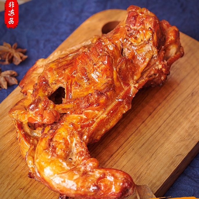 诸城烤鸡架诸城特产诸城烧肉卤熏鸡骨架鸡架子烤鸡背诸城特色