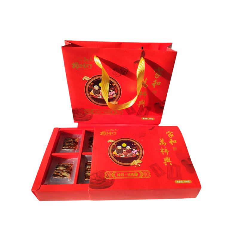 柿子红了柿饼夹核桃仁