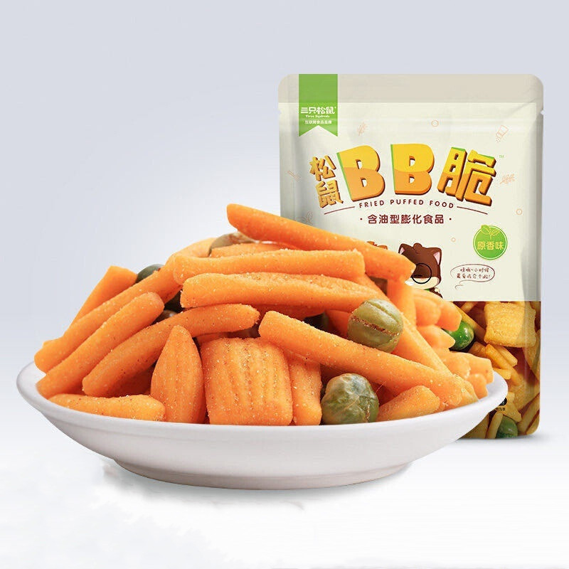 三只松鼠-gg脆休闲零食怀旧青豆独立美味香脆小零食解馋童年零食