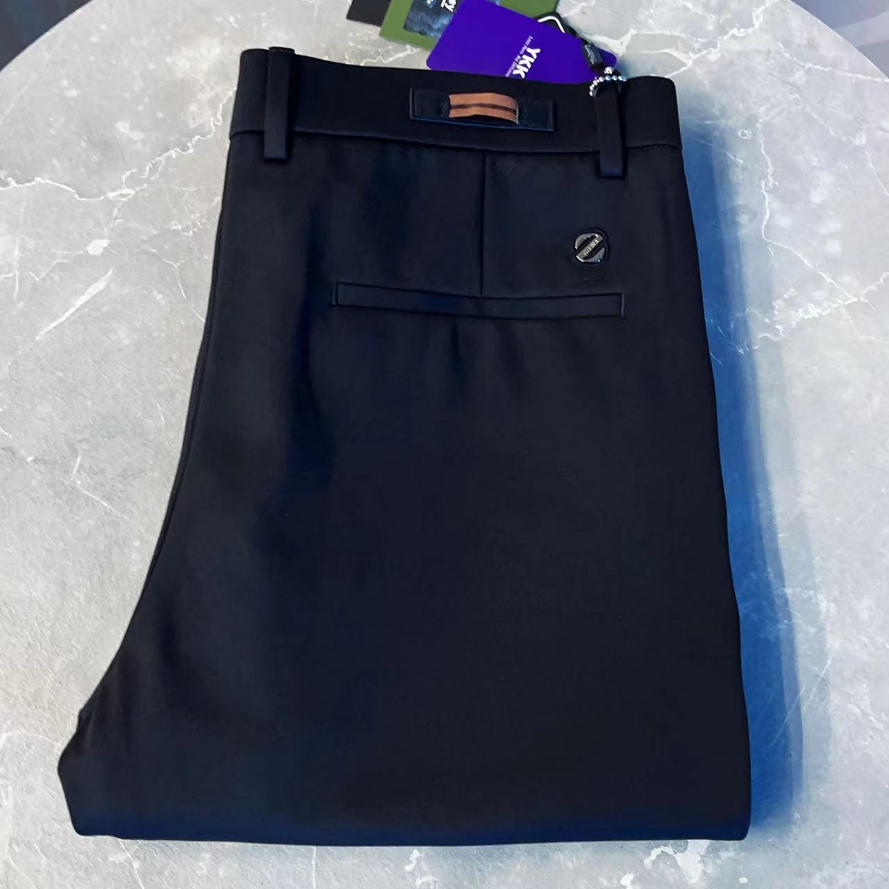 【帝九龙】2025春季新款时尚轻奢高弹舒适百搭男款休闲裤8688358