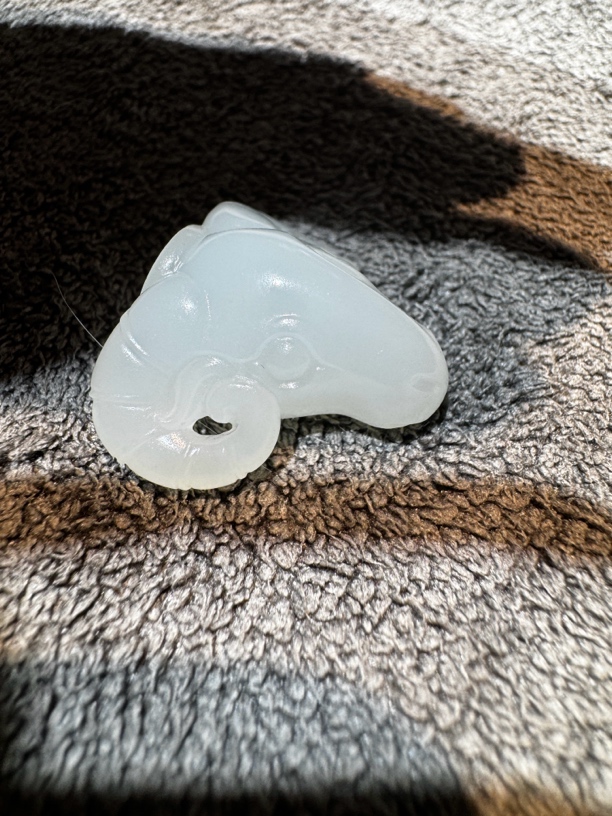 福利价 和田玉 羊头 6.4g