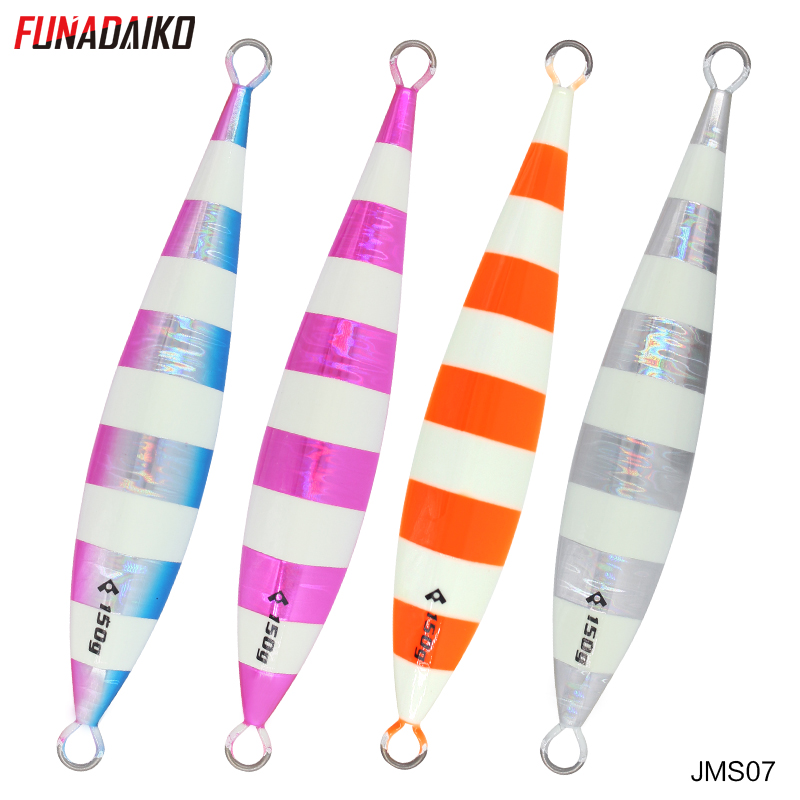 FUNADAIKO07船钓速沉铁板深海夜光慢摇铁板饵150g200g250g300g400