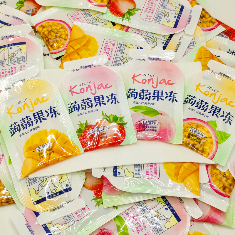 蒟蒻果冻低卡0脂肪肥减期吸吸冻解馋小零食非果肉果冻宿舍零食追