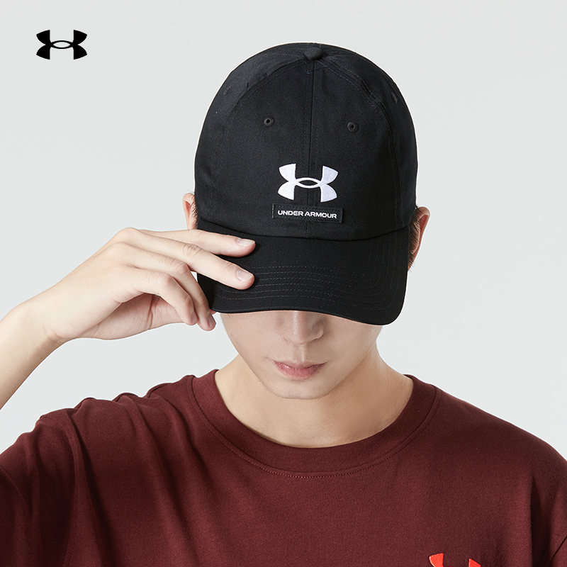 UA安德玛休闲帽男帽秋季健身运动帽透气鸭舌帽遮阳棒球帽1369783
