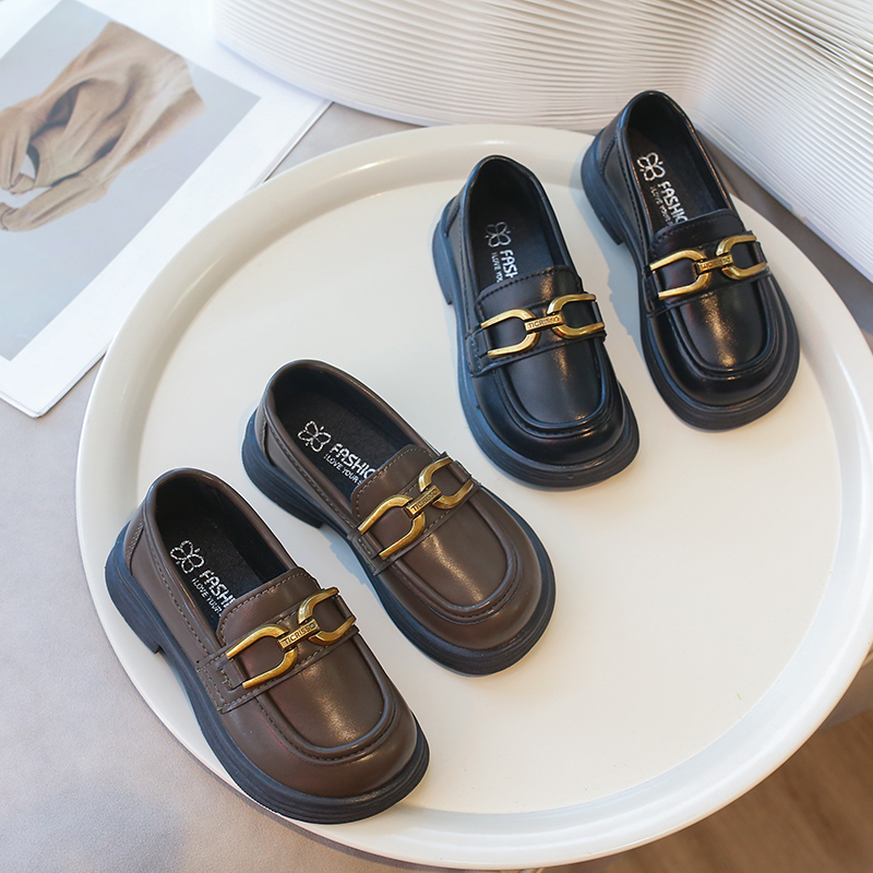 【禾悦】英伦风女童皮鞋2025秋季新款软底防滑女孩单鞋户外儿童鞋子