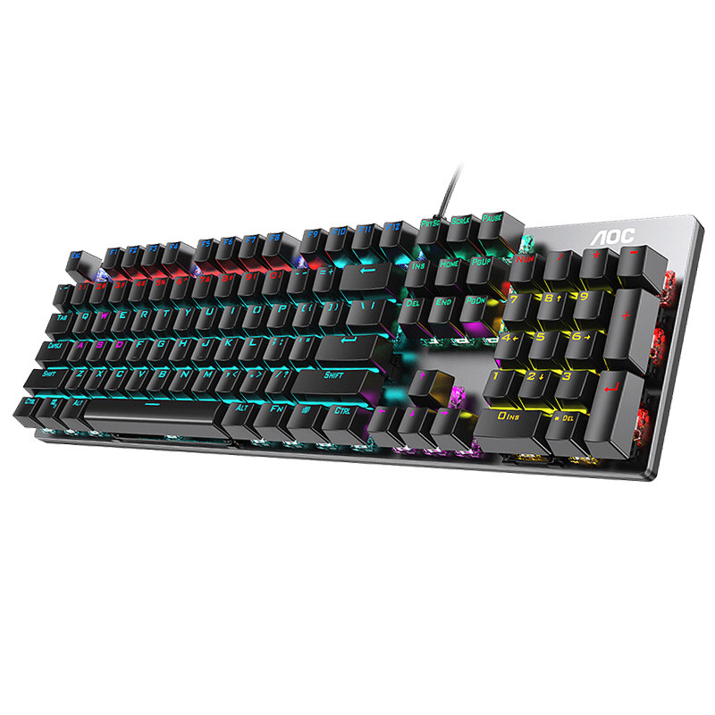 青轴机械键盘USB有线笔记本台式外接游戏办公通用