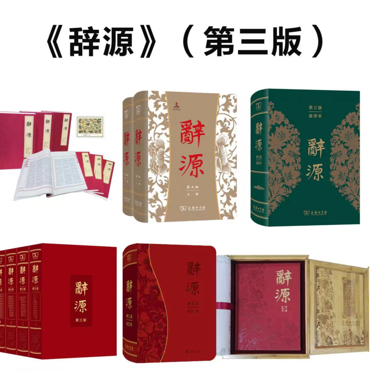 商务印书馆辞源 第3版（中文繁体）多种版本 