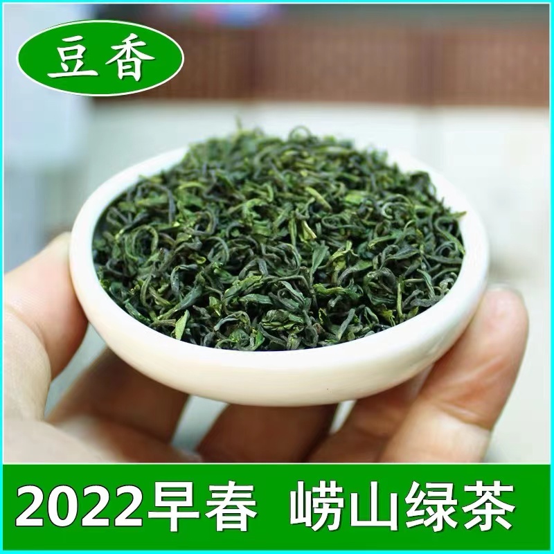 崂山绿茶2023新茶豌豆香春茶500g浓香型山东青岛特产日照充足