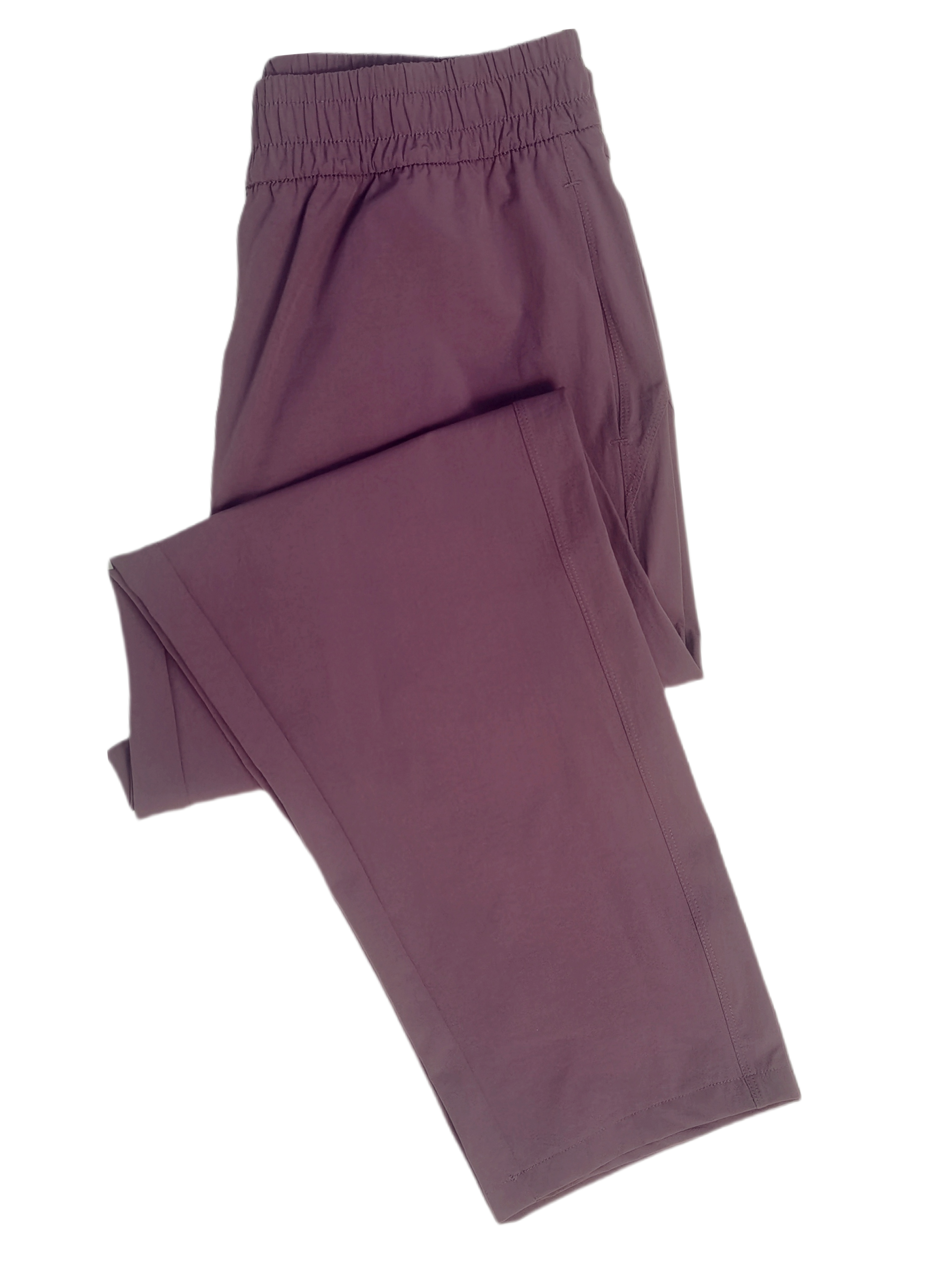 女士四面弹速干休闲直口九分裤高腰