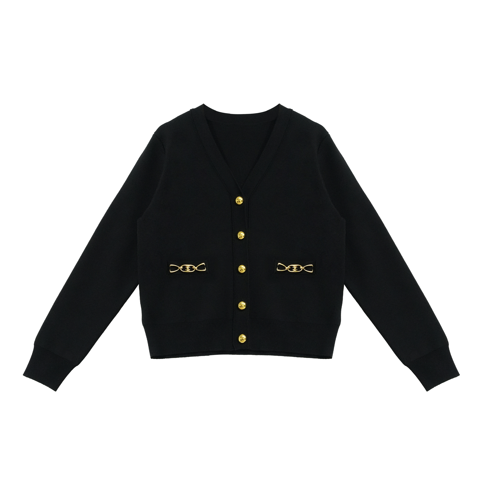 高端轻奢时尚小香风百搭毛衣开衫针织羊绒羊毛女装 231022