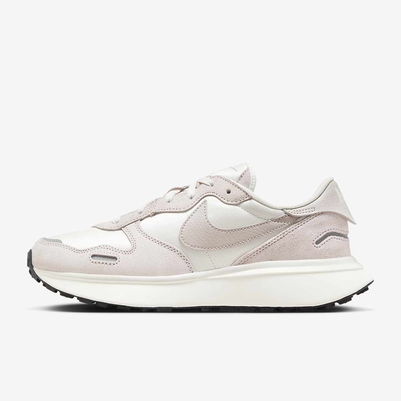 NIKE/耐克女鞋 PHOENIX WAFFLE 白粉 复古厚底运动鞋 FD2196-004