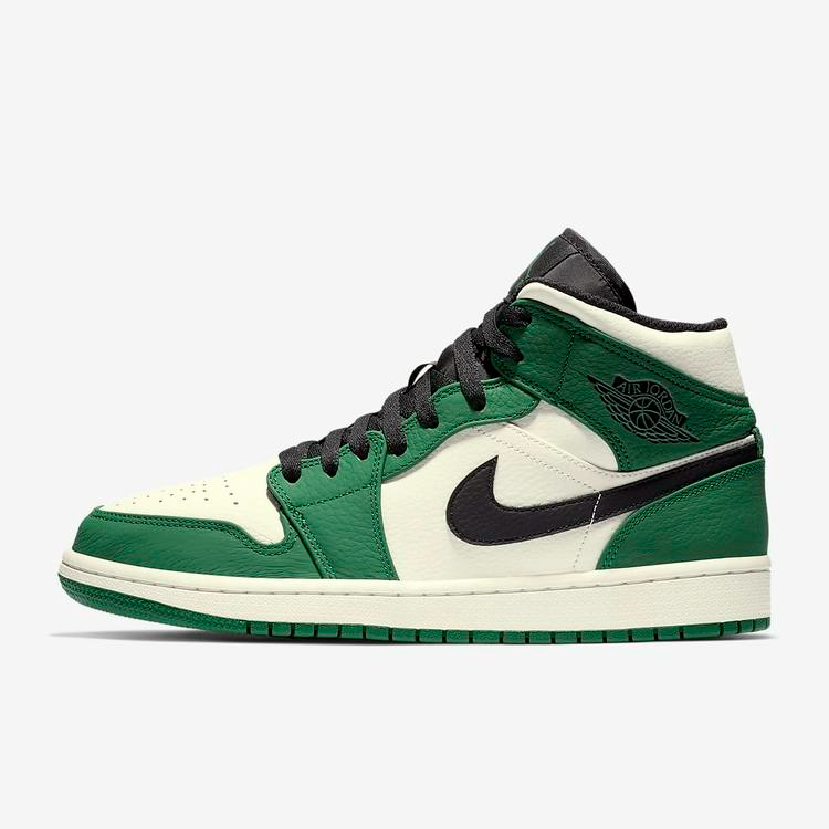 NIKE/耐克男鞋 AJ 1 中帮凯尔特人 绿 经典休闲板鞋852542-301