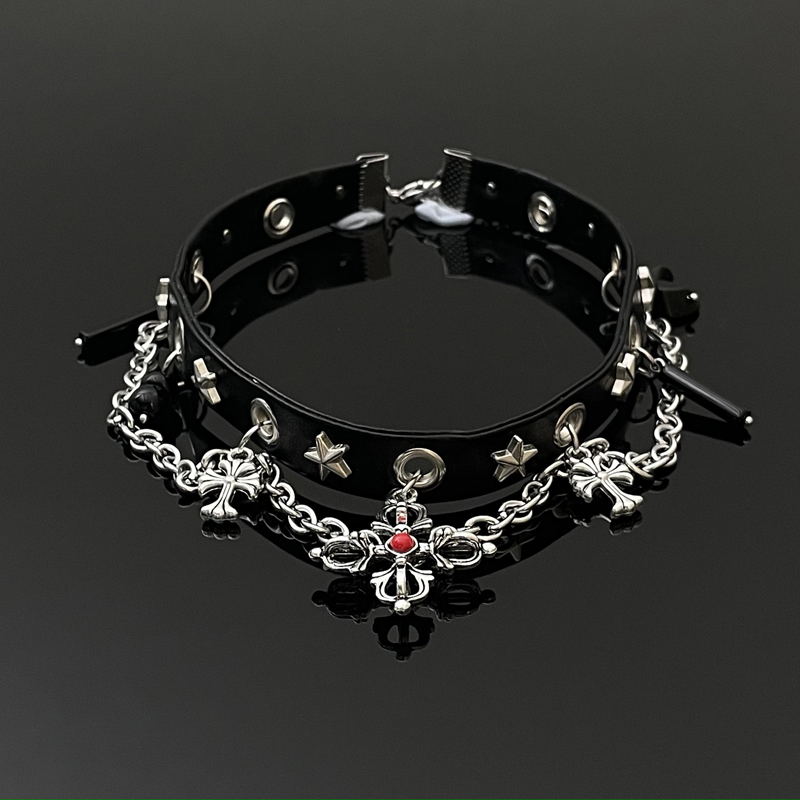 时尚暗黑朋克小众项链