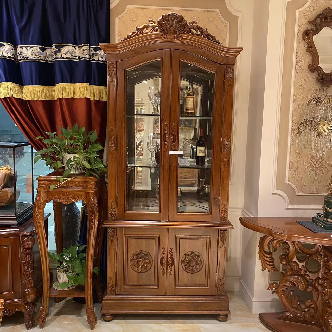 KL-KT-JG913A-2双门酒柜1020*500*2360