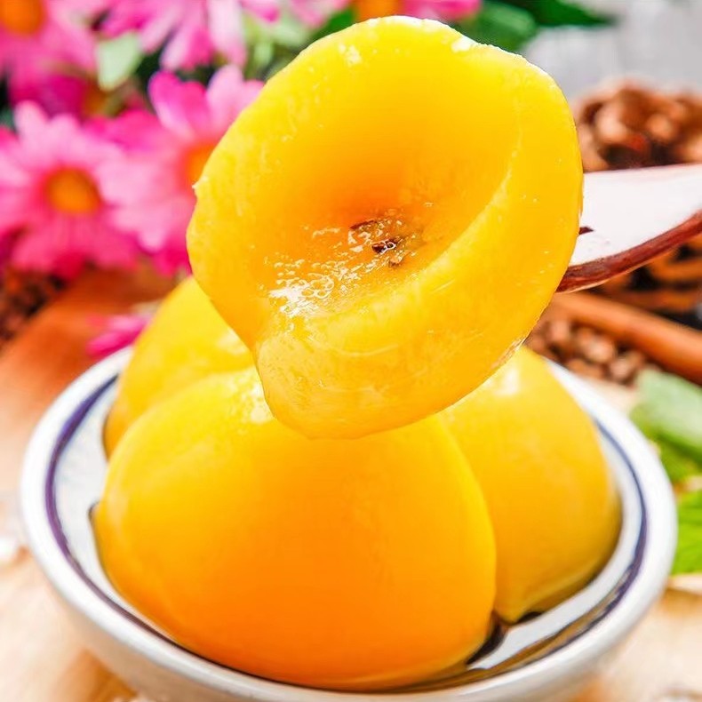 (小扬哥推荐)优质沂蒙山黄桃罐头精选瓶水果罐头新鲜微果香清甜