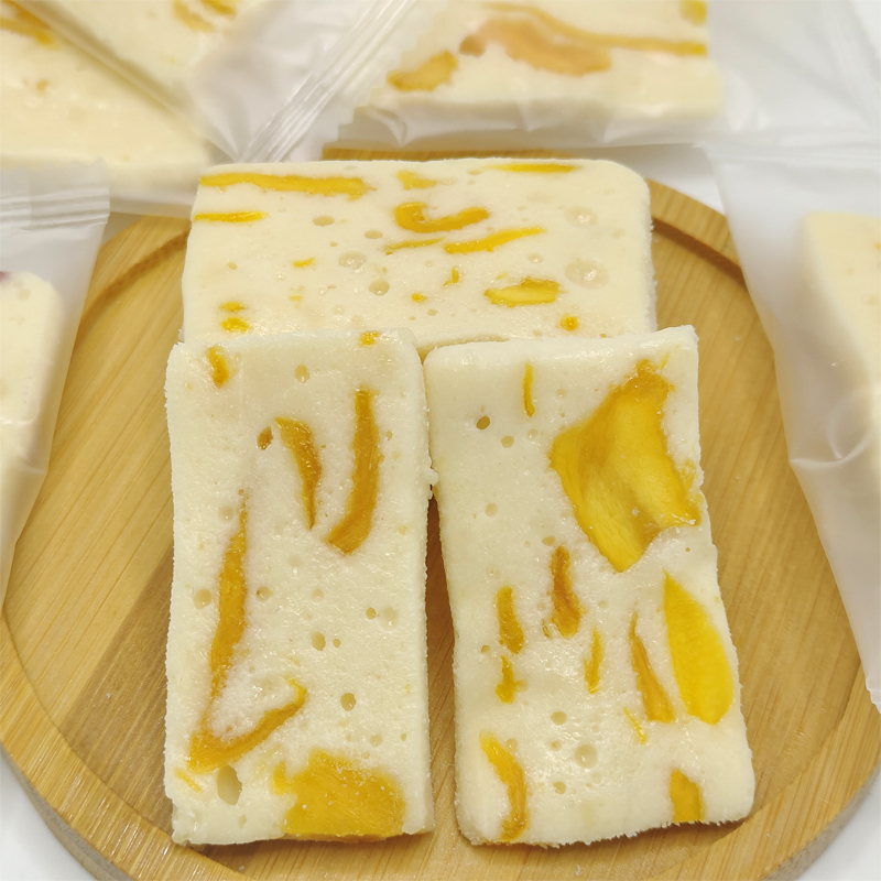 (小扬哥推荐)网红芒果之恋 牛轧软糖网红奶酥草莓芒果干奶糕 奶芙