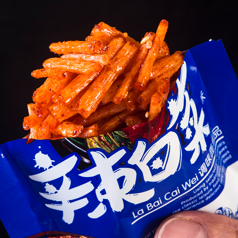 (小扬哥推荐)辣白菜辣条调味香辣面筋制品儿时休闲怀旧零食麻辣小