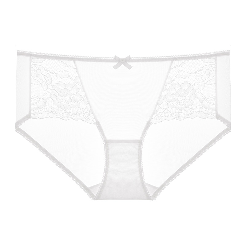 紫兰蒂【花纱配套内裤】舒适亲肤透气中腰蕾丝花边平角裤SKD2011