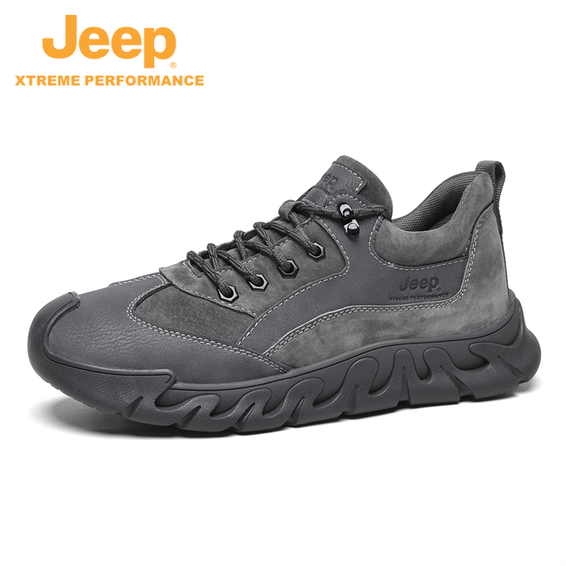 JEEP/吉普新款户外休闲运动登山耐磨徒步畅销防滑防水品牌运动鞋