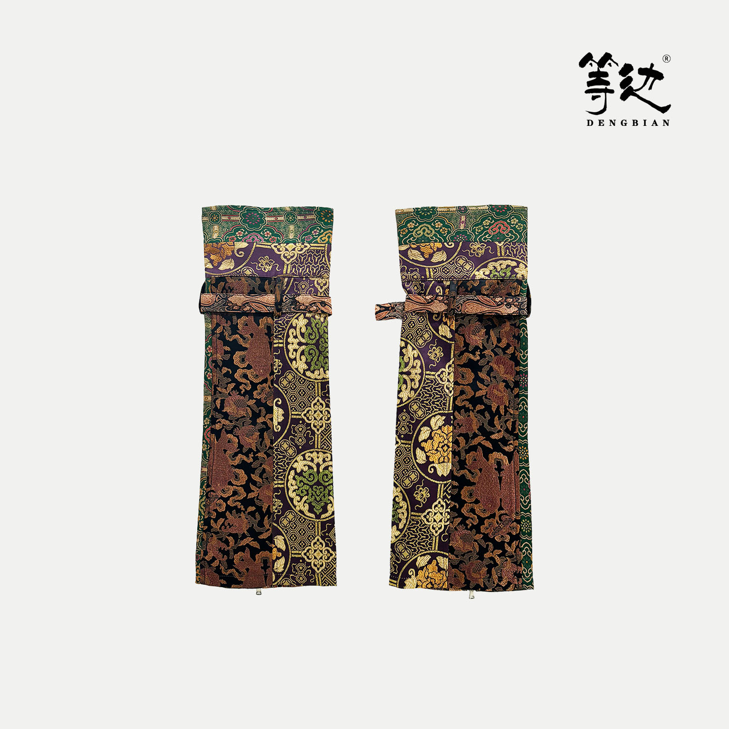 【等边•七彩云霞系列】宋锦护膝腿套，满分桑蚕丝时尚搭配DB-T240091