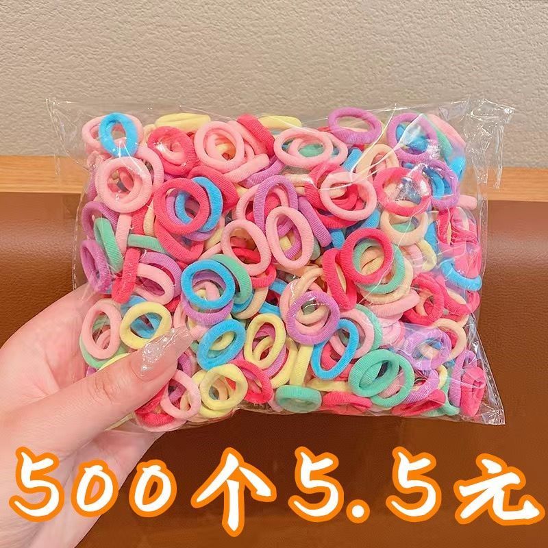 儿童皮筋儿扎头发毛巾发圈橡皮筋韩版无缝头绳高弹力小女孩发饰