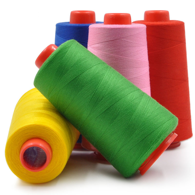 【一斤约500克】散装称斤缝纫线手缝线缝纫机线黑白色缝衣线涤纶线