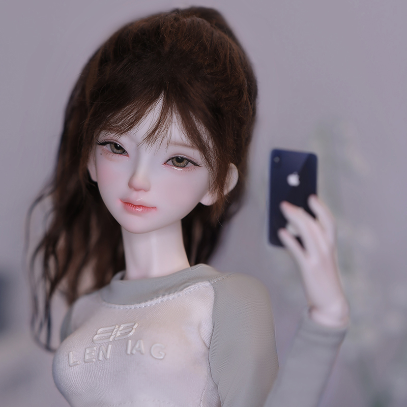 官方正版4分bjd娃娃Xana哈娜水绿色少女感运动装bjd人偶手工化妆