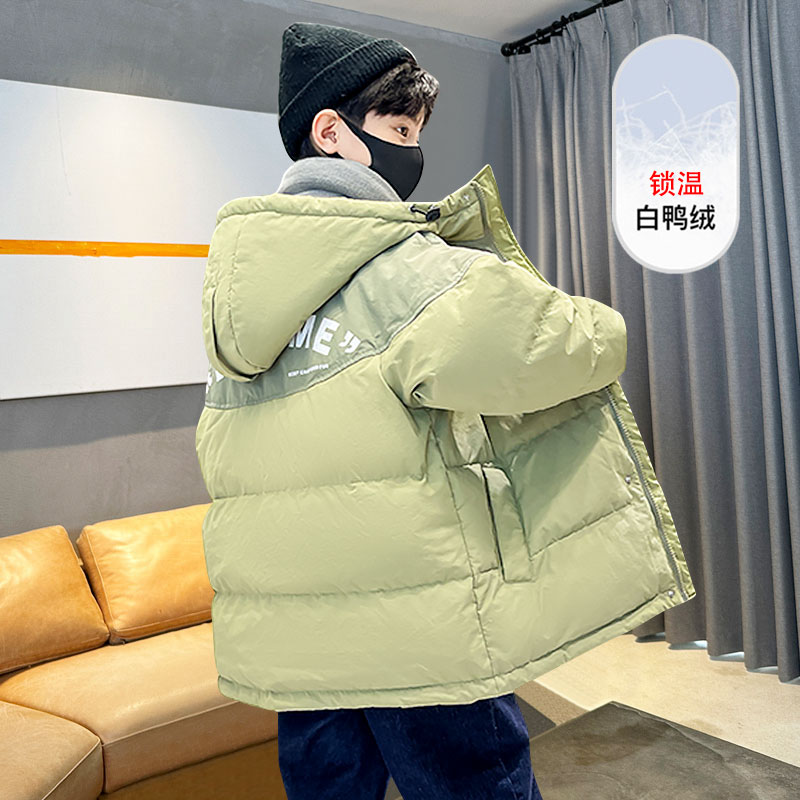 巴拉巴拉恩男童羽绒服冬季2023新款儿童秋冬款外套冬装大童加厚中
