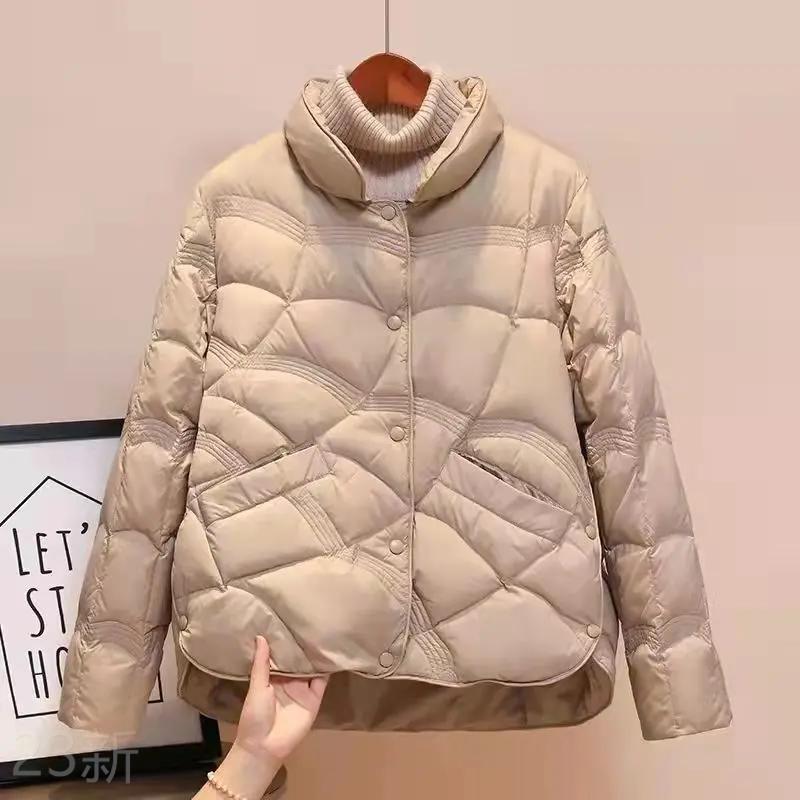 新款轻薄羽绒棉服短款2022年新款棉服小个子时尚洋气冬季棉服外套