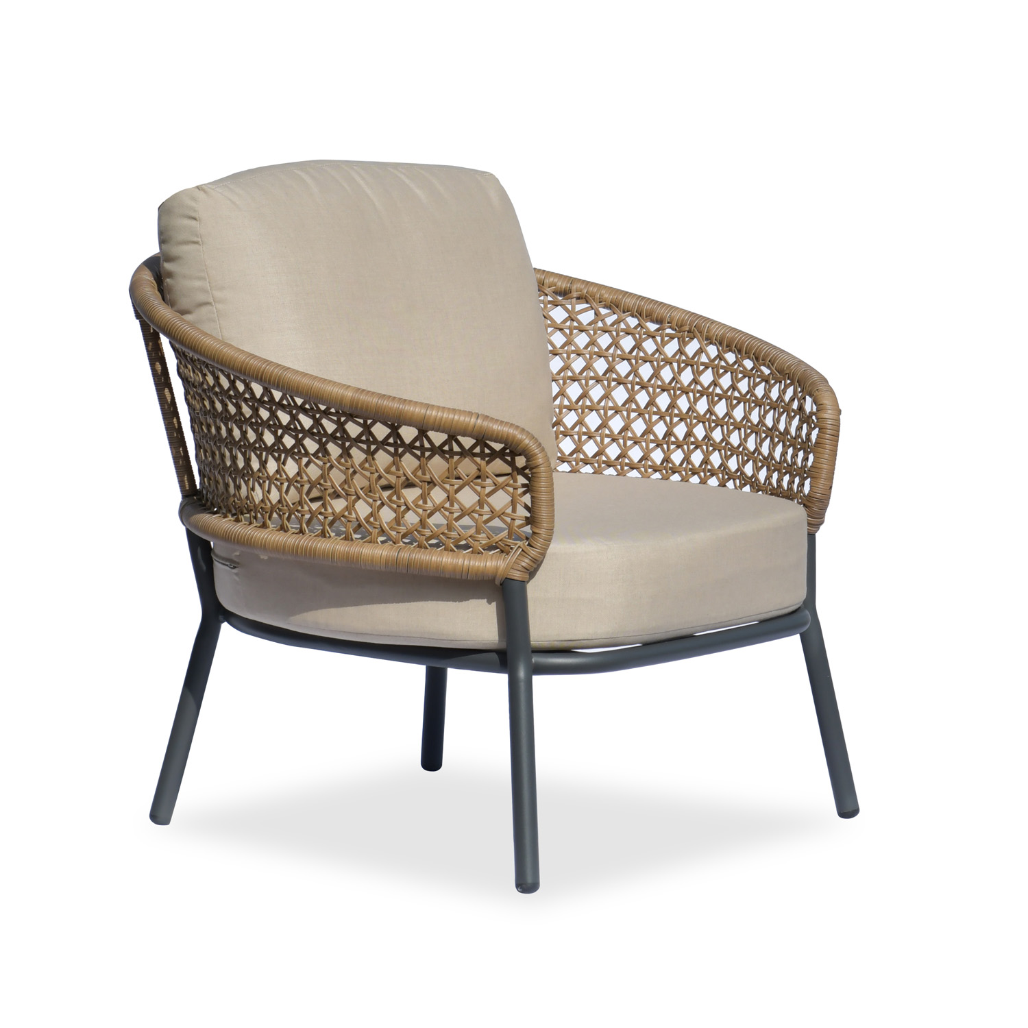 卡罗白色沙发工艺藤编户外阳台庭院客厅防晒防水白色编织工艺